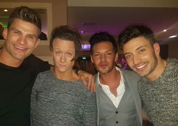 From left, Aljaz Skorjanec, Kevin Clifton, Anthony Rutherford and Giovanni Pernice pictured when the Strictly Come Dancing tour was in Newcastle in January.