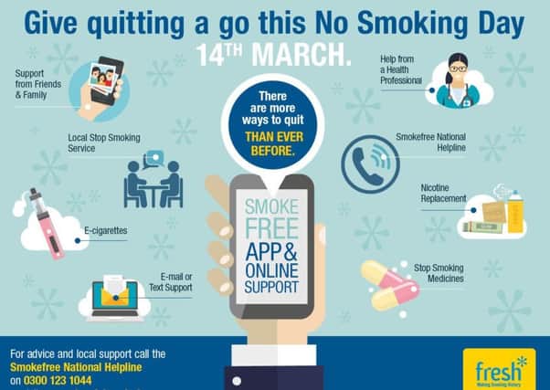 Give quitting a go this No Smoking Day.