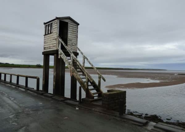 The refuge tower on the causeway at Lindisfarne. Pictue by Ian Hall.
