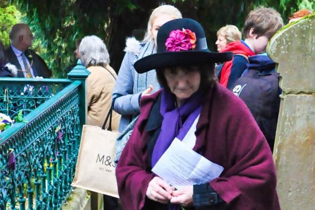 International Women's Day was marked in Morpeth today. Picture by Doug Harrison.