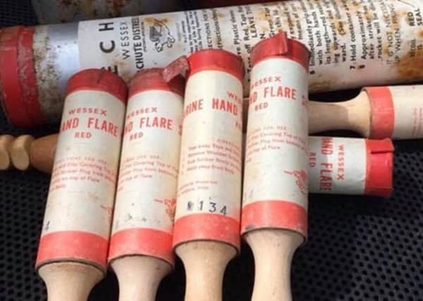 The Coastguard is warning people not to move time-expired pyrotechnics if they find them.