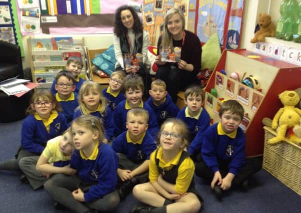 St Michael's CofE Primary School pupils had a visit from Cbeebies.