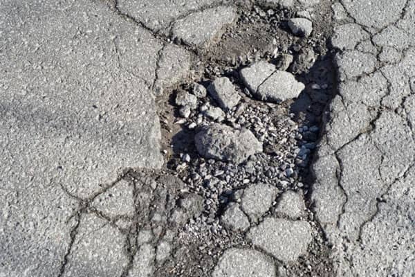 What percentage of Northumberland's road are in a poor condition and require maintenance?
