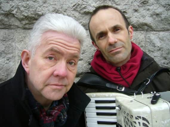 Poems, music and more from Ian McMillan and Luke Carver Goss tomorrow night in Spittal.