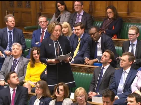 Berwick MP Anne-Marie Trevelyan in Prime Minister's Questions.