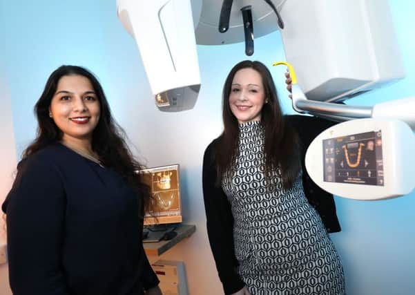 Dr Rampersad, of Berwick Smile Dental Care, and Katy Mclntosh, of Arch, at the launch of the new digital suite.
