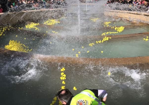 Last year's Duck Race organised by Alnwick Round Table.