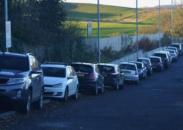 Parking problems at Alnmouth Station.