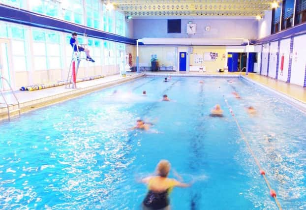 Swimming at Morpeth Riverside Leisure Centre.