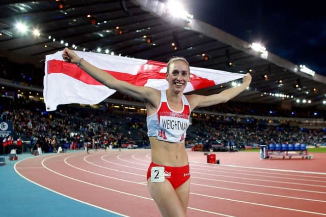 Laura pictured after winning silver at the Commonwealth Games in Glasgow in 2014.