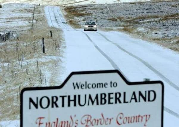 The Beast from the East brought heavy snow in Northumberland.