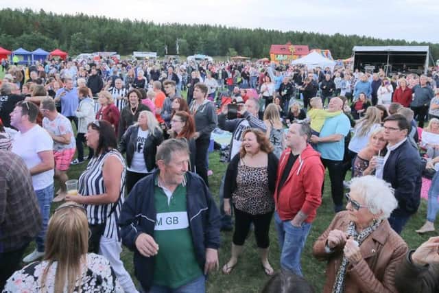 Crowds enjoy Northumberland Live at Bedlington. Picture by Keith Newman