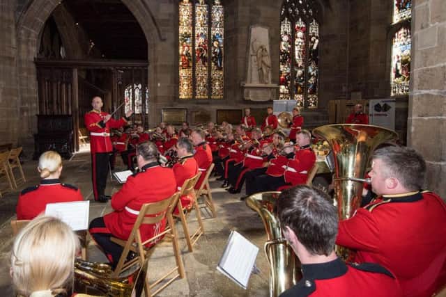The commemorative service at St Nicholas Cathedral. Photo by Sergeant Donald Todd RLC