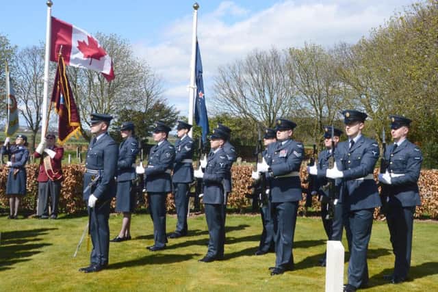 The Guard of Honour from RAF Boulmer.