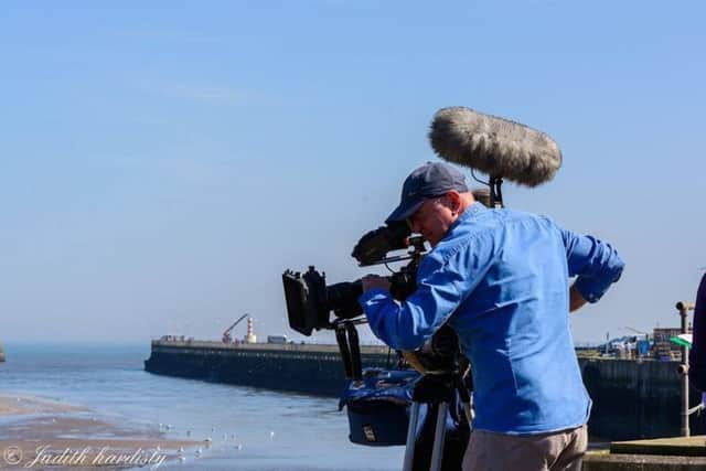 BBC Countryfile filming in Amble. Picture by Judith Hardisty