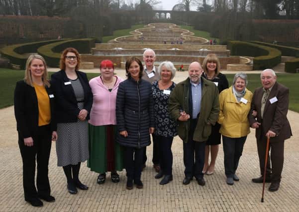 The Headway Northumberland committee with the Duchess of Northumberland.