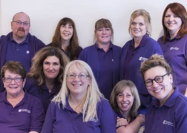 HospiceCare North Northumberland's Hospice at Home team.