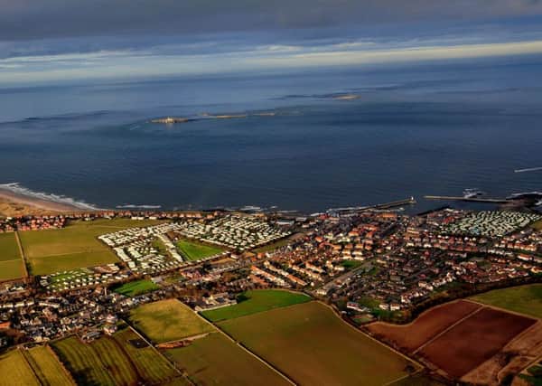 An aerial view of Seahouses. Picture by Paul Kiddell