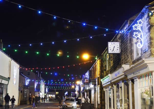 Seahouses Christmas Lights. Picture by Jane Coltman