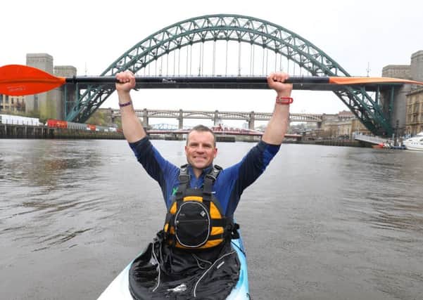 Dan Smith prepares for his long-distance kayaking challenge to raise funds for the Royal British Legion.