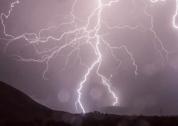 Thundery weather could bring lightning.