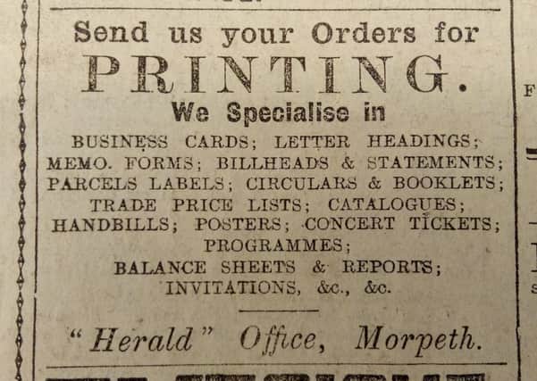 HERALD WAR REPORT: Advert from the Morpeth Herald, June 14, 1918.