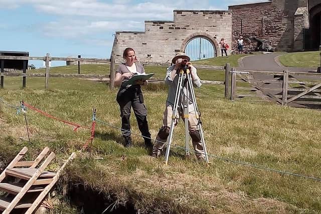 Archaeologists from Bamburgh Research Project at work.