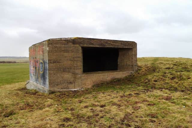 The gun emplacement at Cocklawburn.