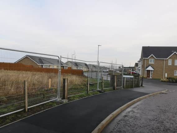 New housing is planned at Barley Rise in Tweedmouth. Picture by Jane Coltman