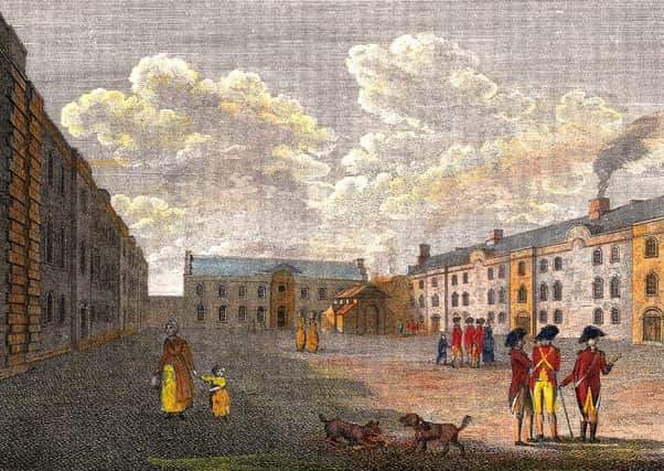 Berwick Barracks by Alexander Carse, 1799