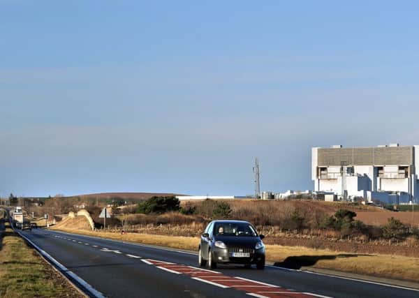 The A1 at Torness Power Station, south of Dunbar, remains single carriageway.