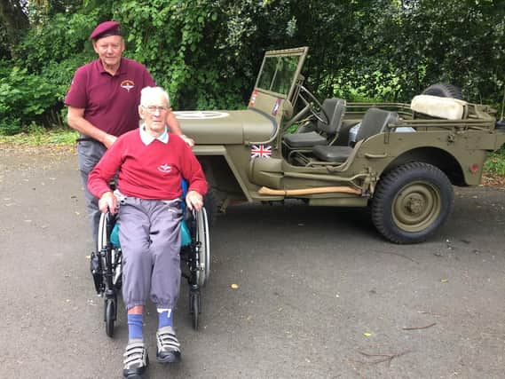 Wooler man Johnny Johnson and Michael Scott, from Newton-on-the-Moor, are in France for the 75th anniversary of the D-Day landings.