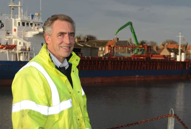 Berwick Harbour chief executive Alan Irving