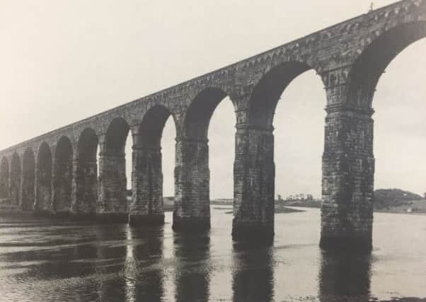 The Royal Border Bridge featured in Alec Clifton Taylor's Six English Towns.