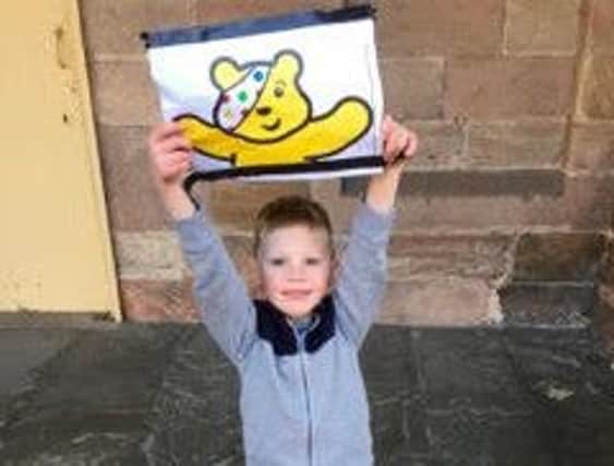 Guy Thompson from Berwick who did a Children in Need triathlon
