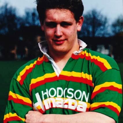 Alex Watson excelled at rugby.