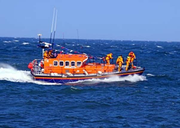 Seahouses lifeboat.