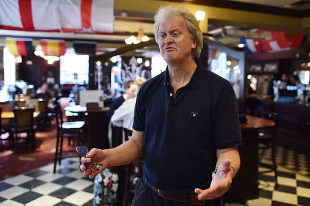 Founder of Wetherspoons Tim Martin has been widely criticised for refusing to pay staff until the government fulfils its promise to cover 80% of the wages of workers (Getty Images)