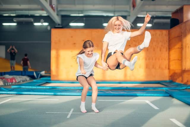 Trampoline parks definitely help to ensure your child is getting enough exercise on rainy summer days. (Shutterstock)